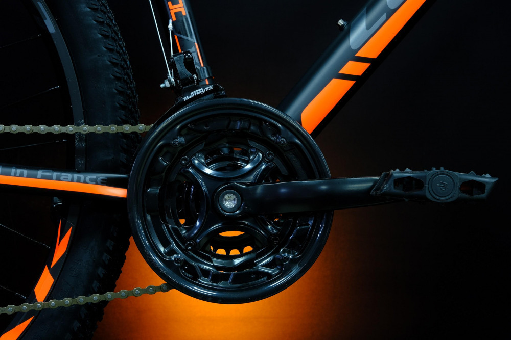 Lorak MAX 150 Матовый Чёрный/Оранжевый 17р (на рост 155-173)