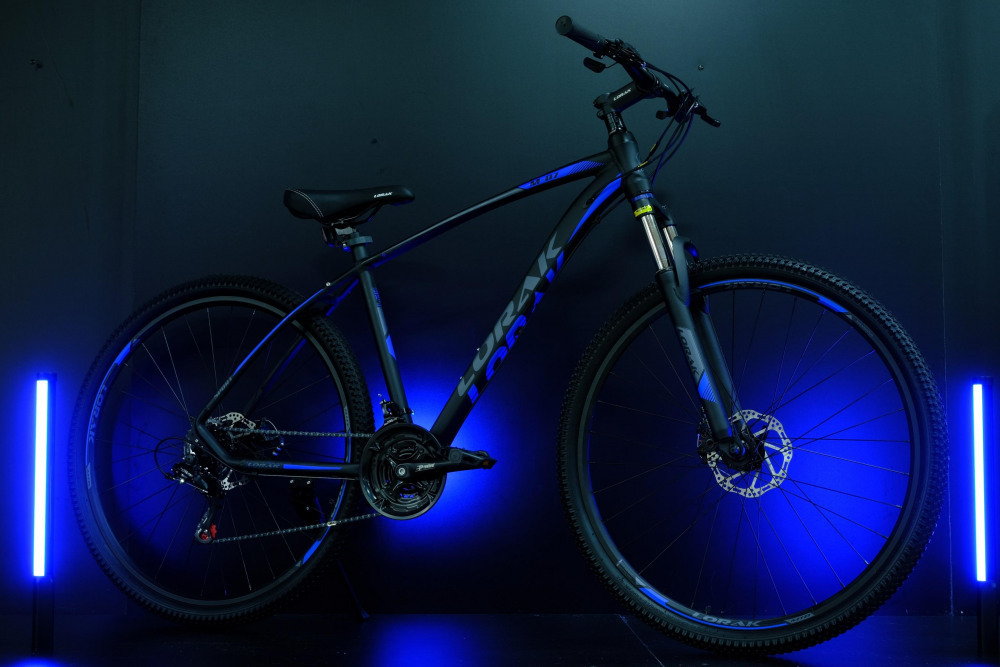 LORAK M-07 Prom Матовый Чёрный/Синий 21р (на рост 183-190)