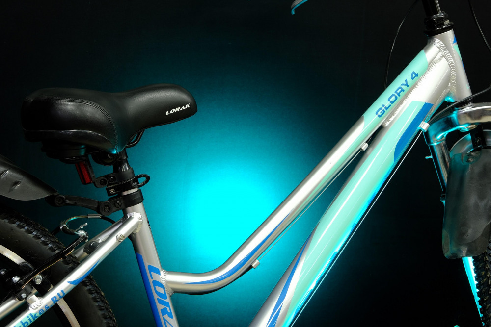 Lorak Glory 4 Серебристый/Бирюзовый рама 17 (на рост 155-173)