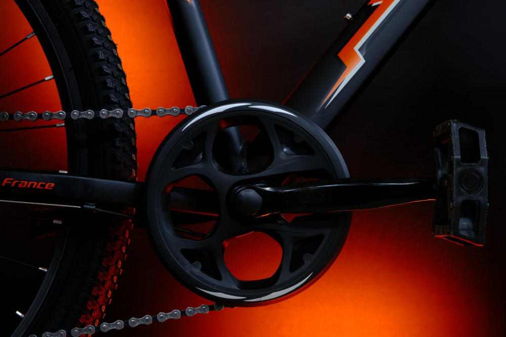 LORAK Fast 26 Матовый Чёрный/Оранжевый