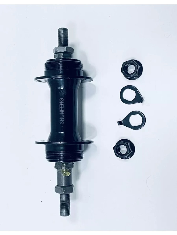 Втулка задняя спорт сталь Shunfeng SF-HB08R 36H гайка под накруч. DISK, код 40356