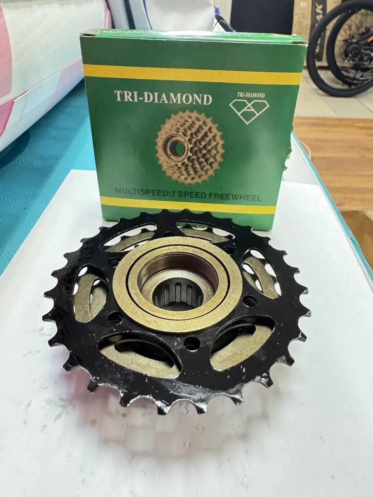 Звездочка задняя 7-ик (семерик) TRI-DIAMOND FW-207B, код 41002