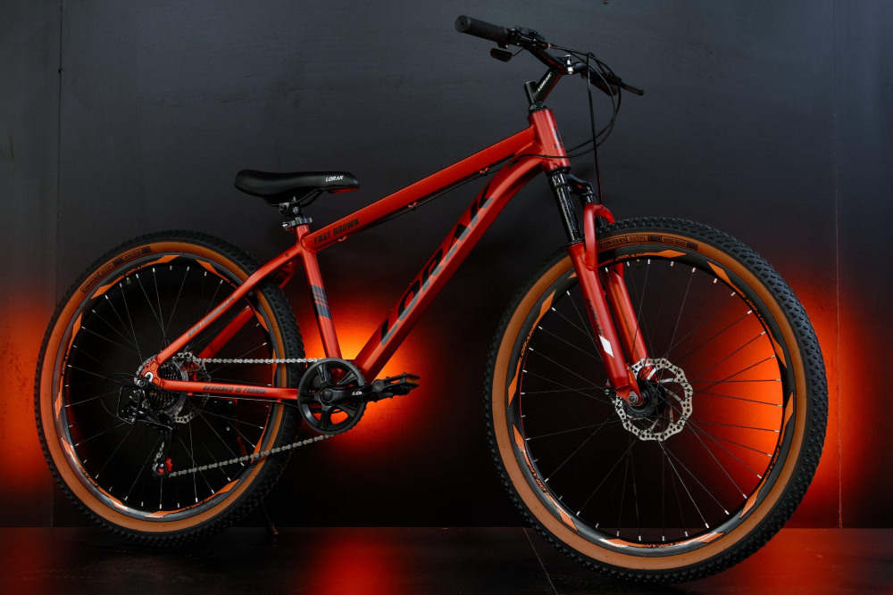 LORAK Fast Brown 26 Матовый Оранжевый рама 13 (на рост 130-150)