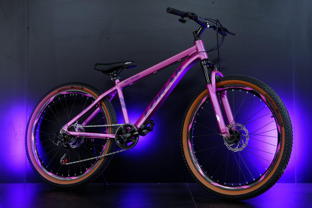 LORAK Fast Brown 26 Розовый рама 13 (на рост 130-150)