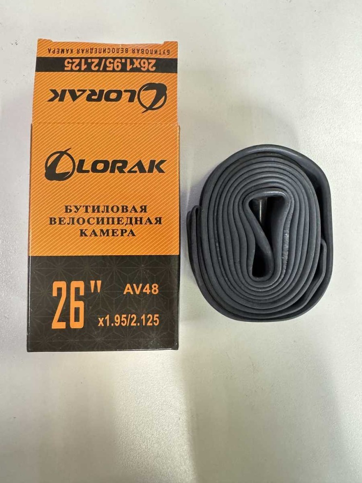 Камера Lorak 26*1,95/2,125 AV48MM, код 26501